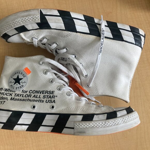 Size 11 - Converse Off-White x Chuck 70 White - Good Condition - Picture 9 of 9